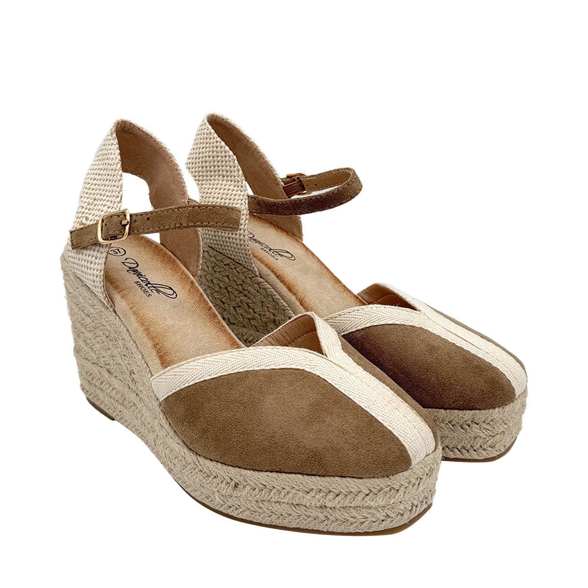 DINASTELLA - Sandalia para mujer Café Danicolle