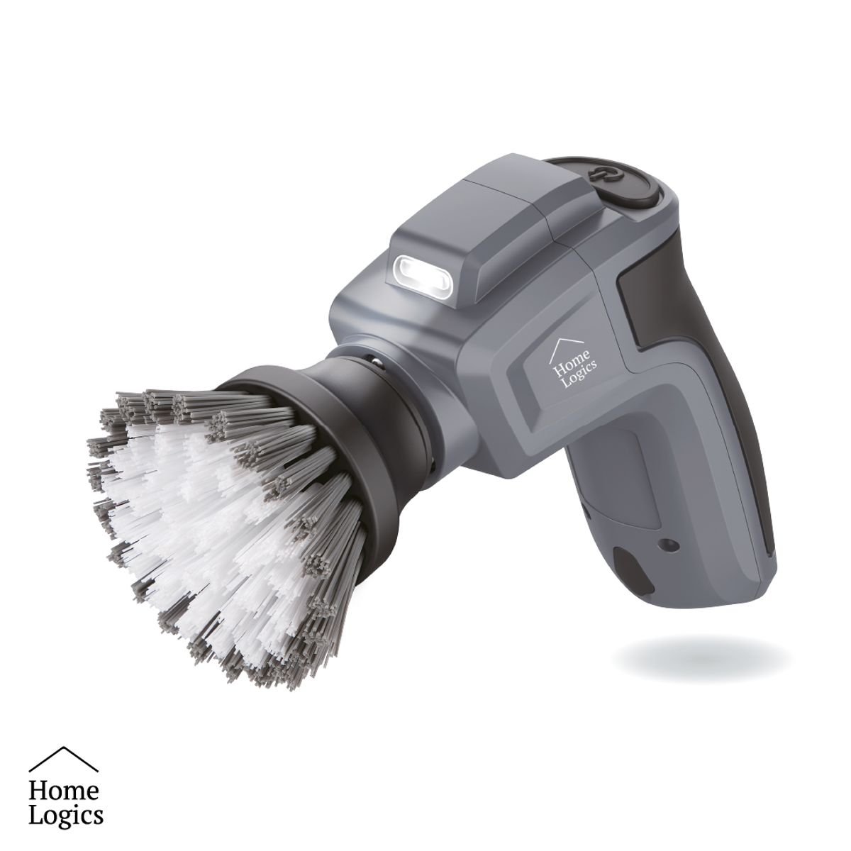 HOME LOGICS - Cepillo Eléctrico Limpieza Multisuperficie USB Home Logics