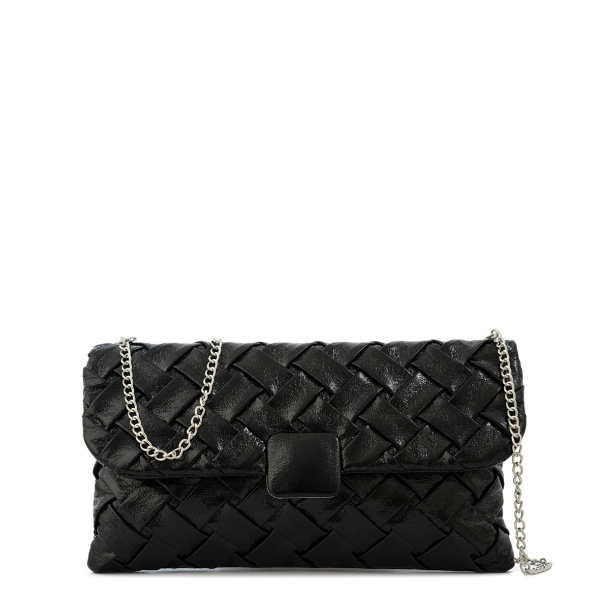 AMPHORA - Cartera fiesta morieta pequeña negro