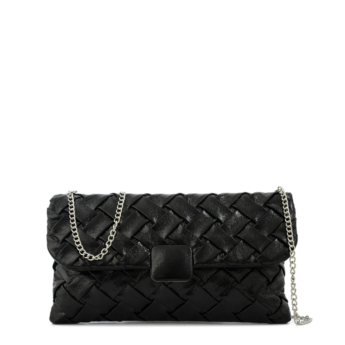 AMPHORA - Cartera fiesta morieta pequeña negro