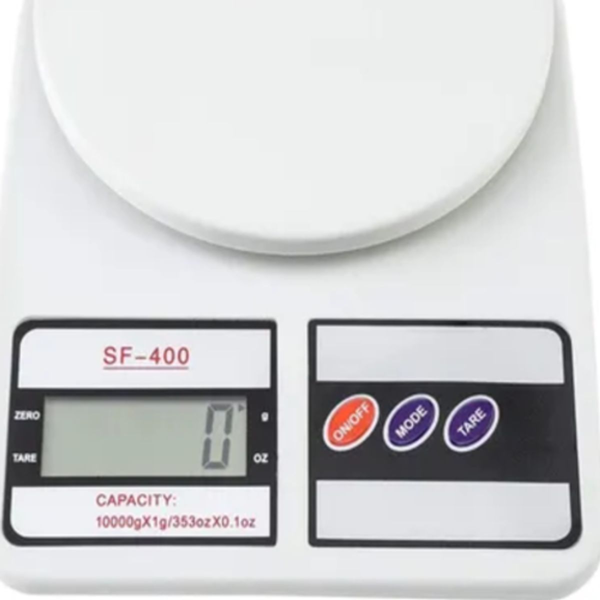 GENERICO - Balanza cocina digital SF-400 color blanco