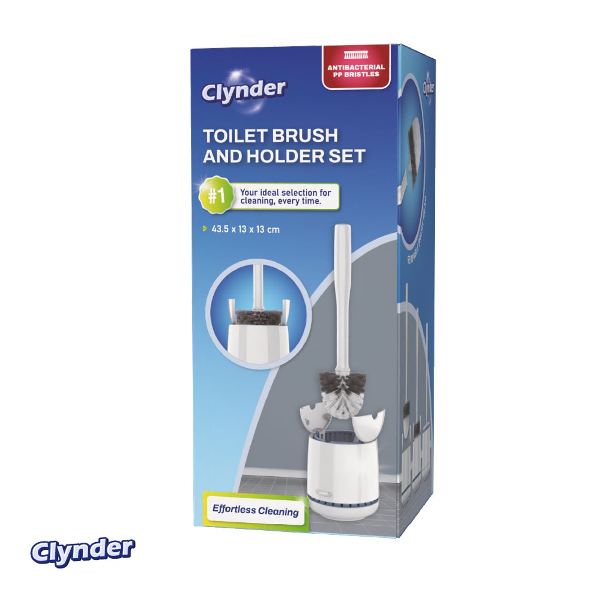 CLYNDER - Cepillo Inodoro Con Soporte Escobilla Baño Hogar Clynder