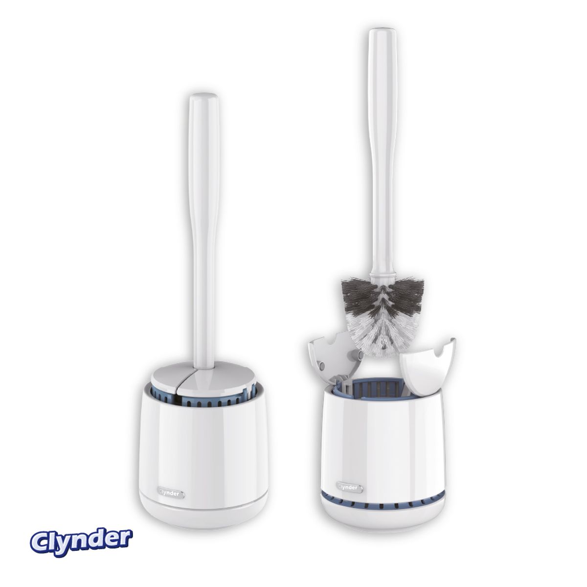 CLYNDER - Cepillo Inodoro Con Soporte Escobilla Baño Hogar Clynder