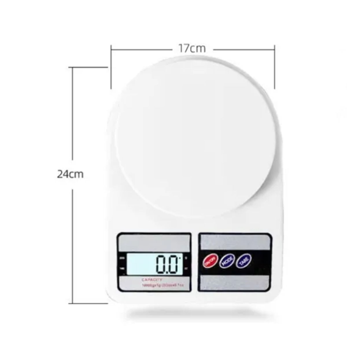 GENERICO - Pesa digital cocina balanza 10kg