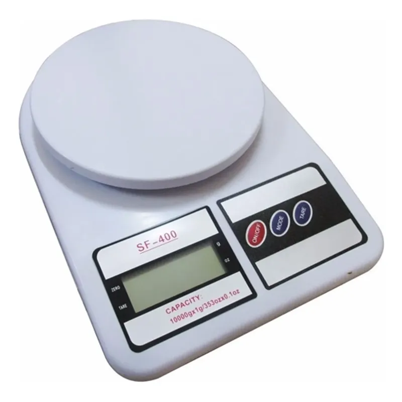 GENERICO - Balanza digital cocina Tomate sf-400 10kg color blanco