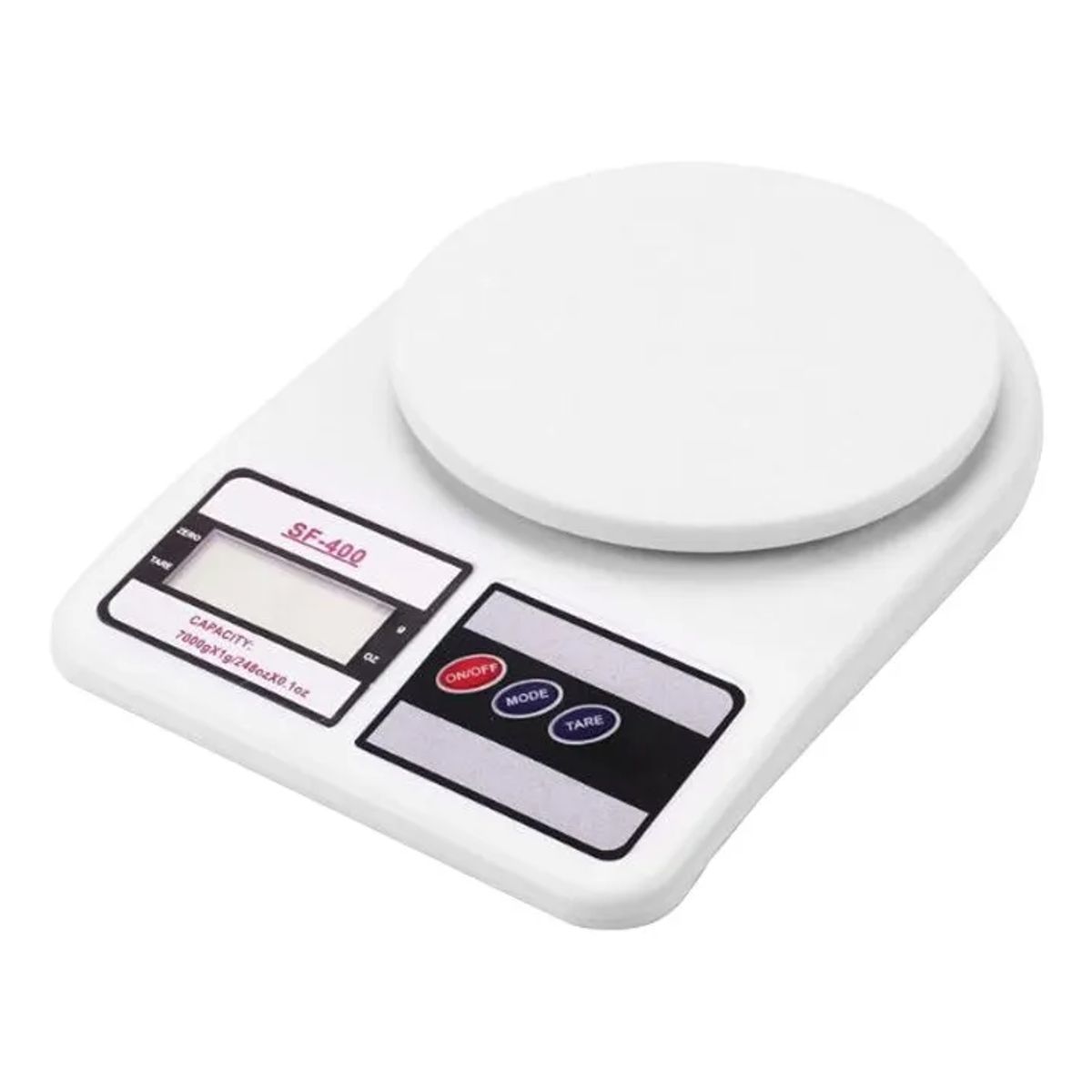 GENERICO - Balanza digital cocina comercio 7kg color blanco