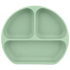 INFANTI - Plato Con Divisiones Verde