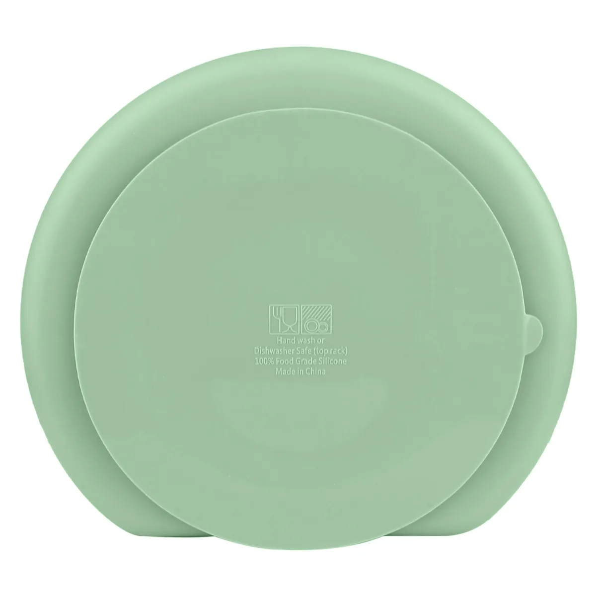 INFANTI - Plato Con Divisiones Verde Infanti