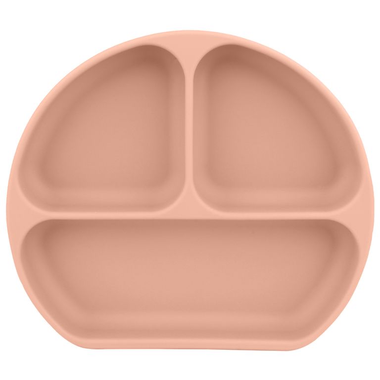 Plato Con Divisiones Terracota
