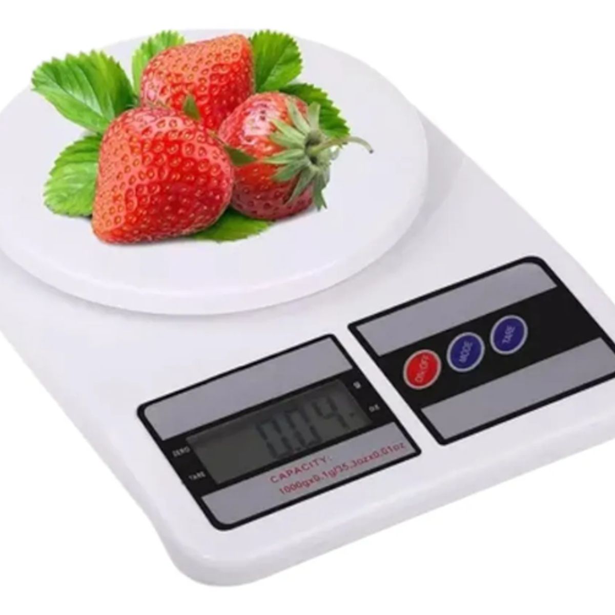 GENERICO - Balanza digital cocina 10kg color blanco