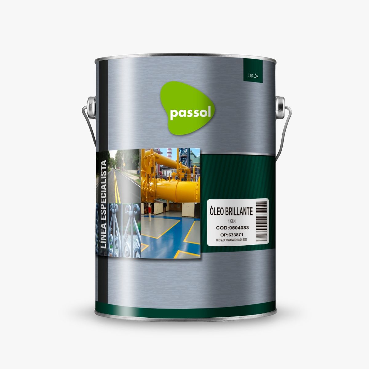 PASSOL - Oleo Brillante Negro 1 gl