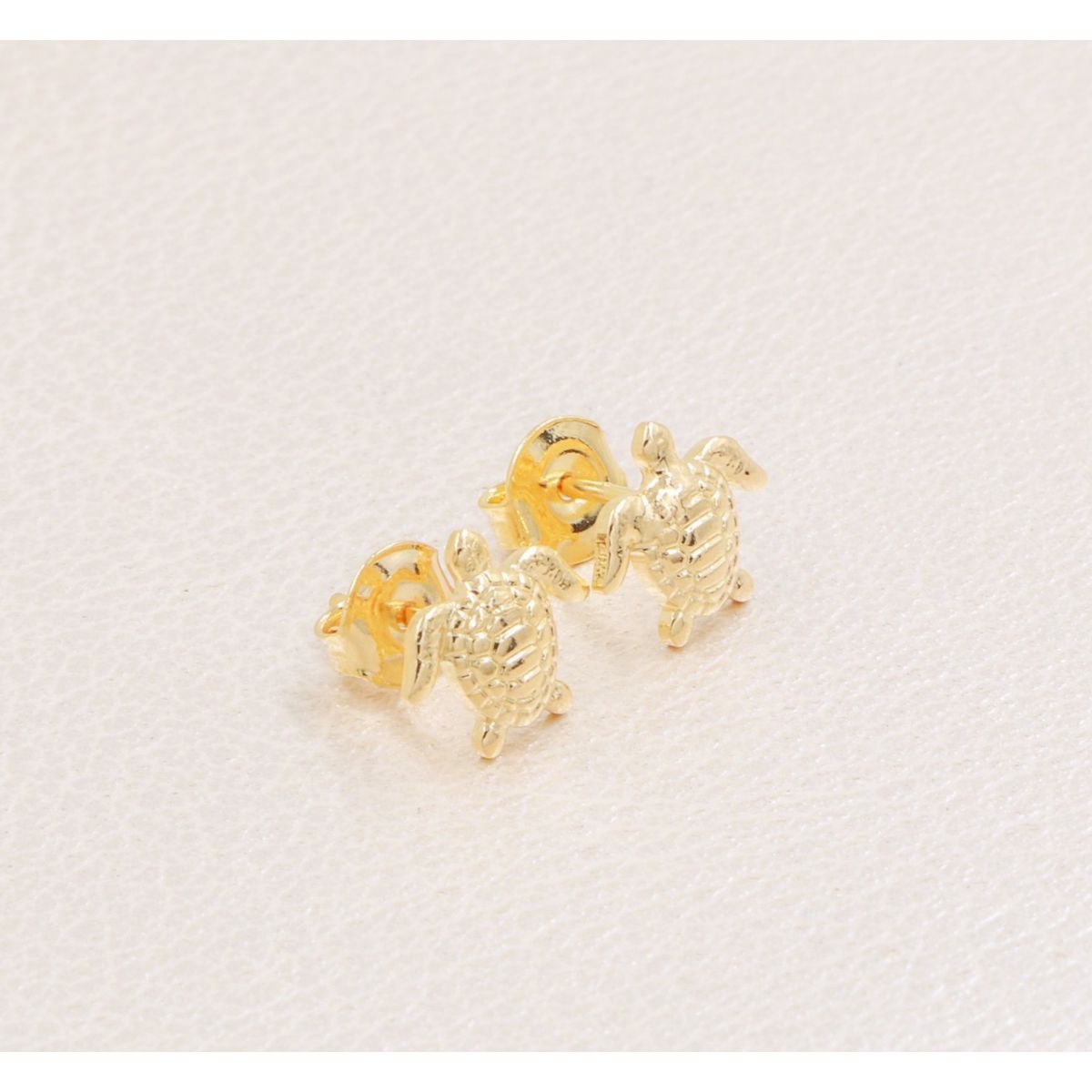 GENERICO - Aros tortuga oro laminado 18k