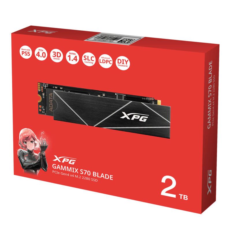 XPG - XPG GAMMIX S70 BLADE 2TB AGAMMIXS70B-2T-CS