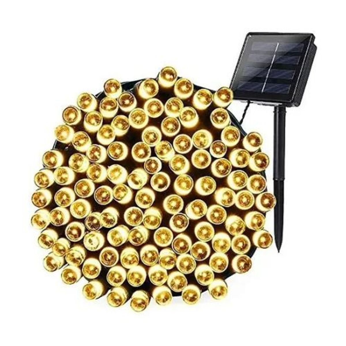 GENERICO - Guirnalda Solar Luces Balita Decoracion Navidad Calidas