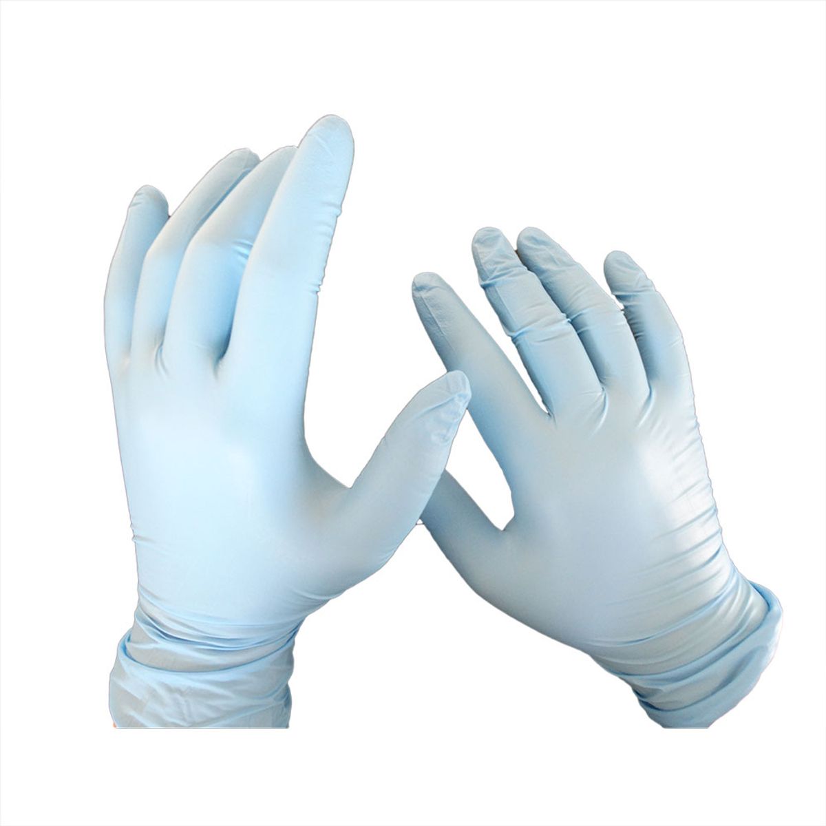 CLEANCARRIER - Guantes de Nitrilo azul Talla-L 300 unidades