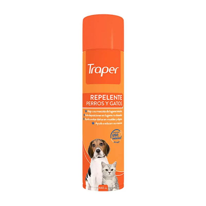 TRAPER - Traper Repelente Spray Para Perros Y Gatos 440cc