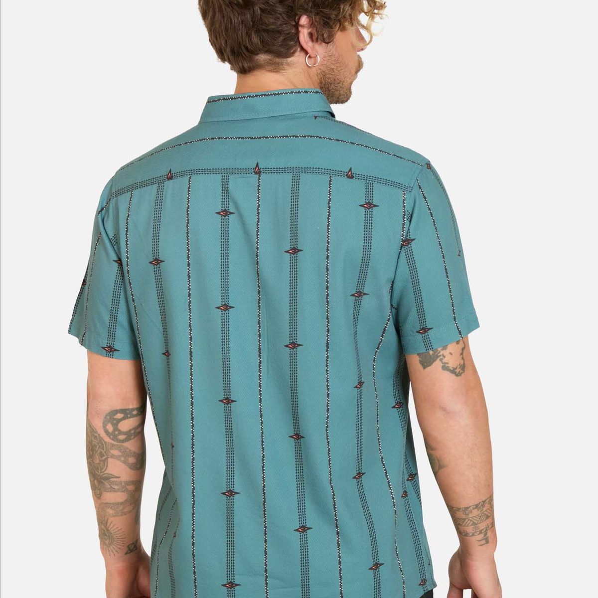 RIP CURL - Camisa MC Outshores Multicolor Hombre Rip Curl