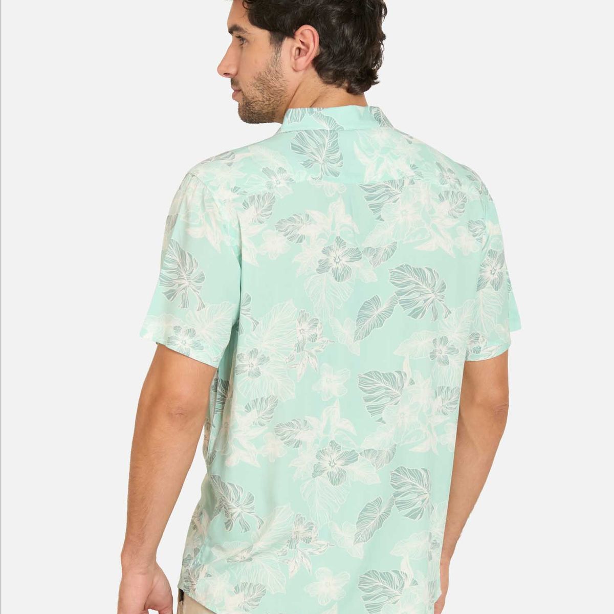 RIP CURL - Camisa MC Oceanrun Multicolor Hombre Rip Curl