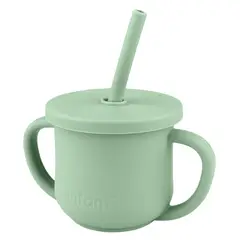 INFANTI - Vaso 2 En 1 Con Asas Verde