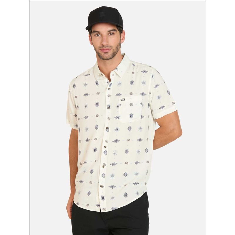 RIP CURL - Camisa MC Tropicx Multicolor Hombre Rip Curl