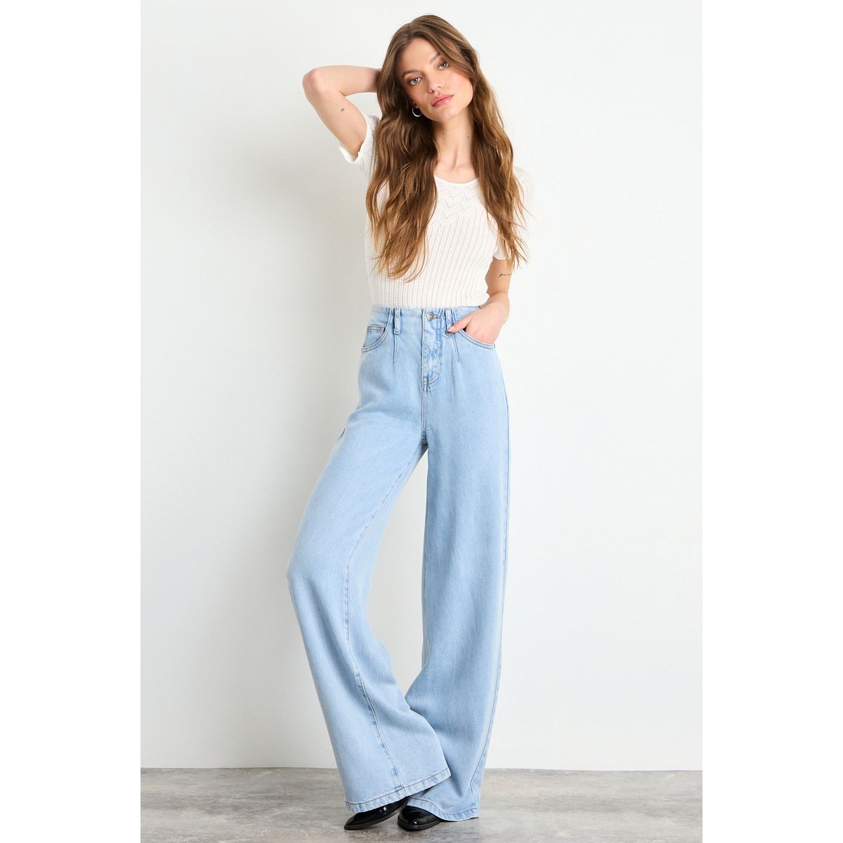 IO - Jeans Mujer Celeste Io