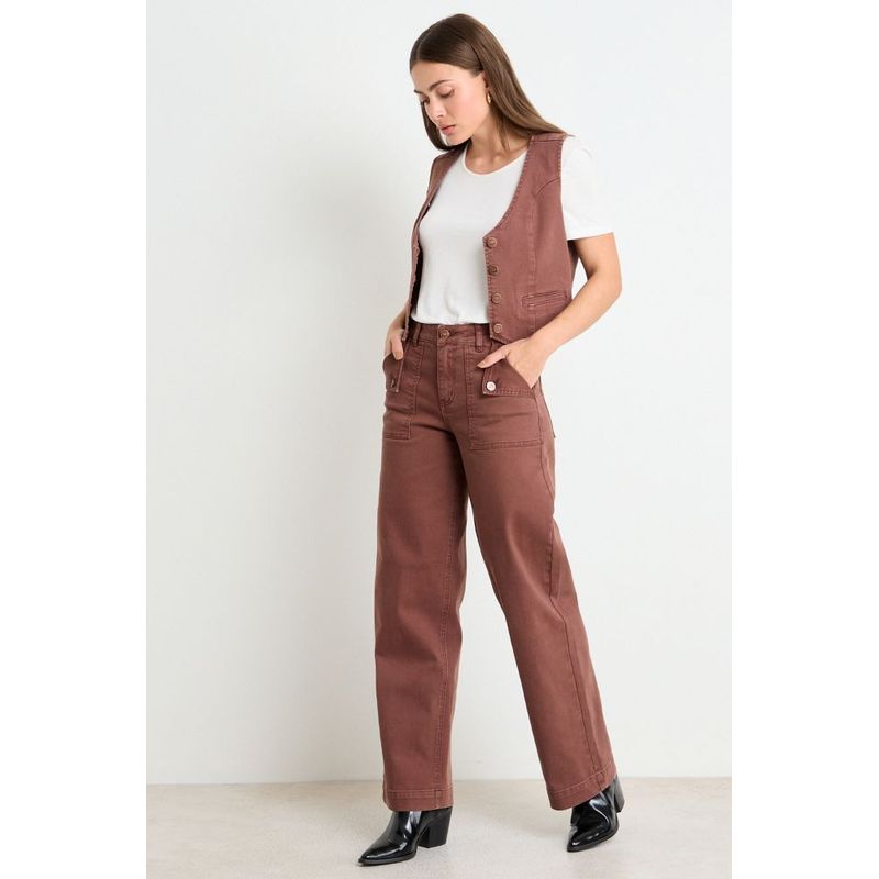 ASH - Jeans Mujer Café Ash