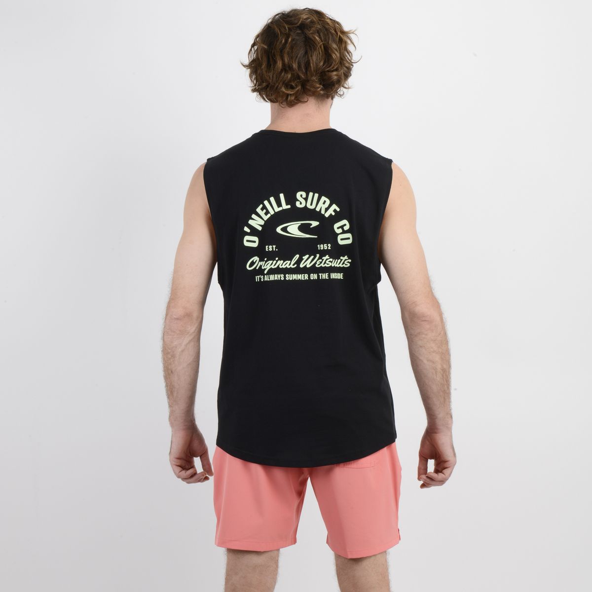 O'NEILL - POLERA SIN MANGAS SURF CO NEGRO
