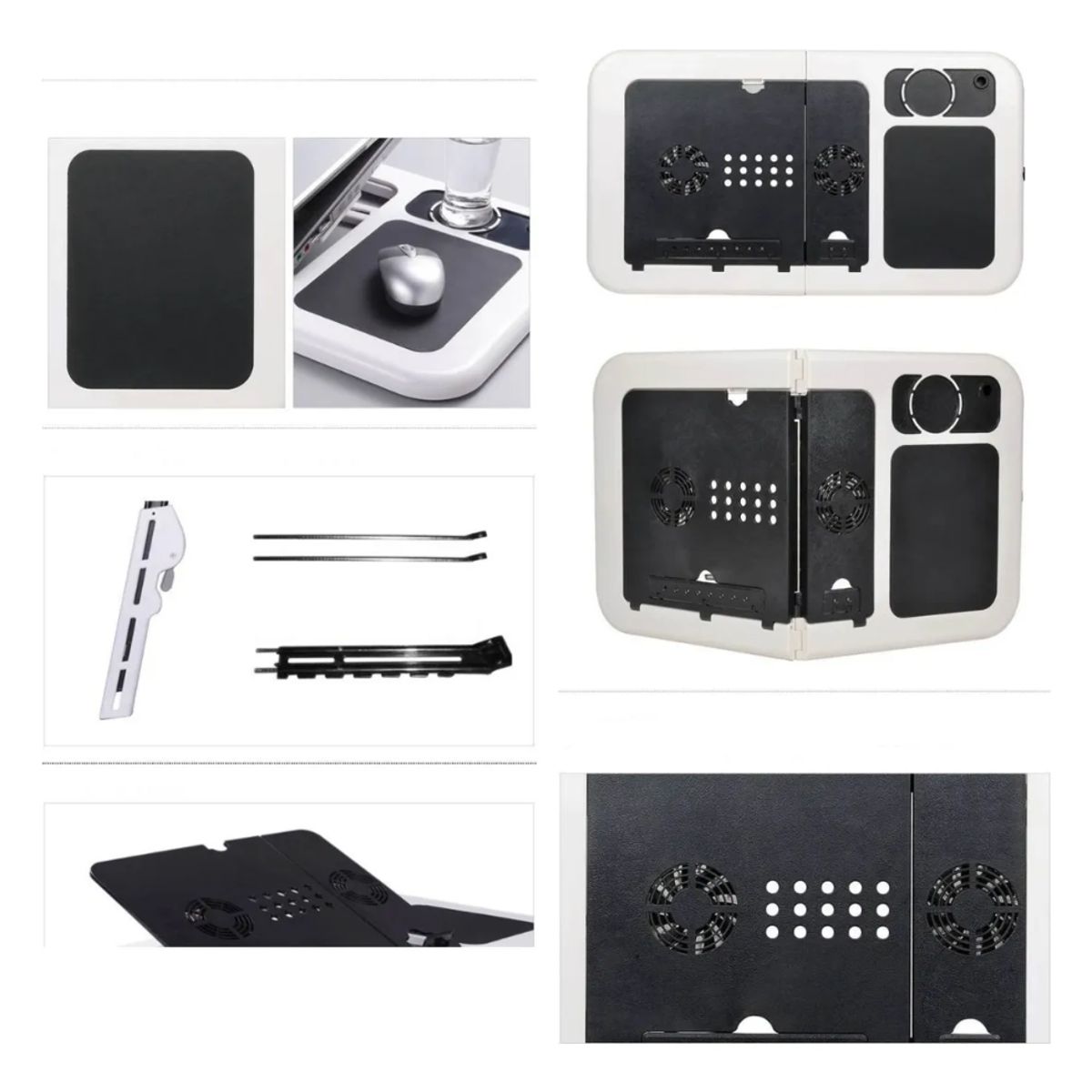 GENERICO - Mesa Portátil Notebook Laptop Plegable Con Ventiladores