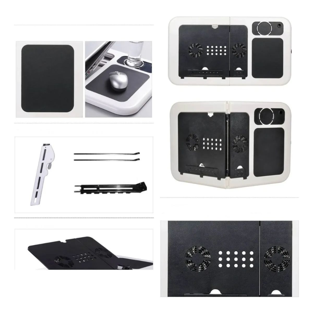 GENERICO - Mesa Portátil Notebook Laptop Plegable Con Ventiladores