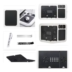 GENERICO - Mesa Portátil Notebook Laptop Plegable Con Ventiladores