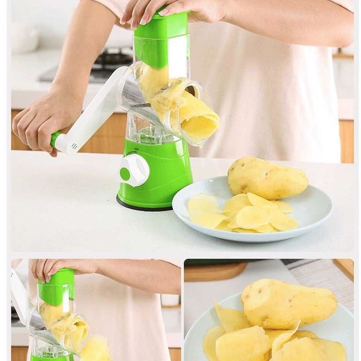 GENERICO - Rallador Cortadora Giratoria