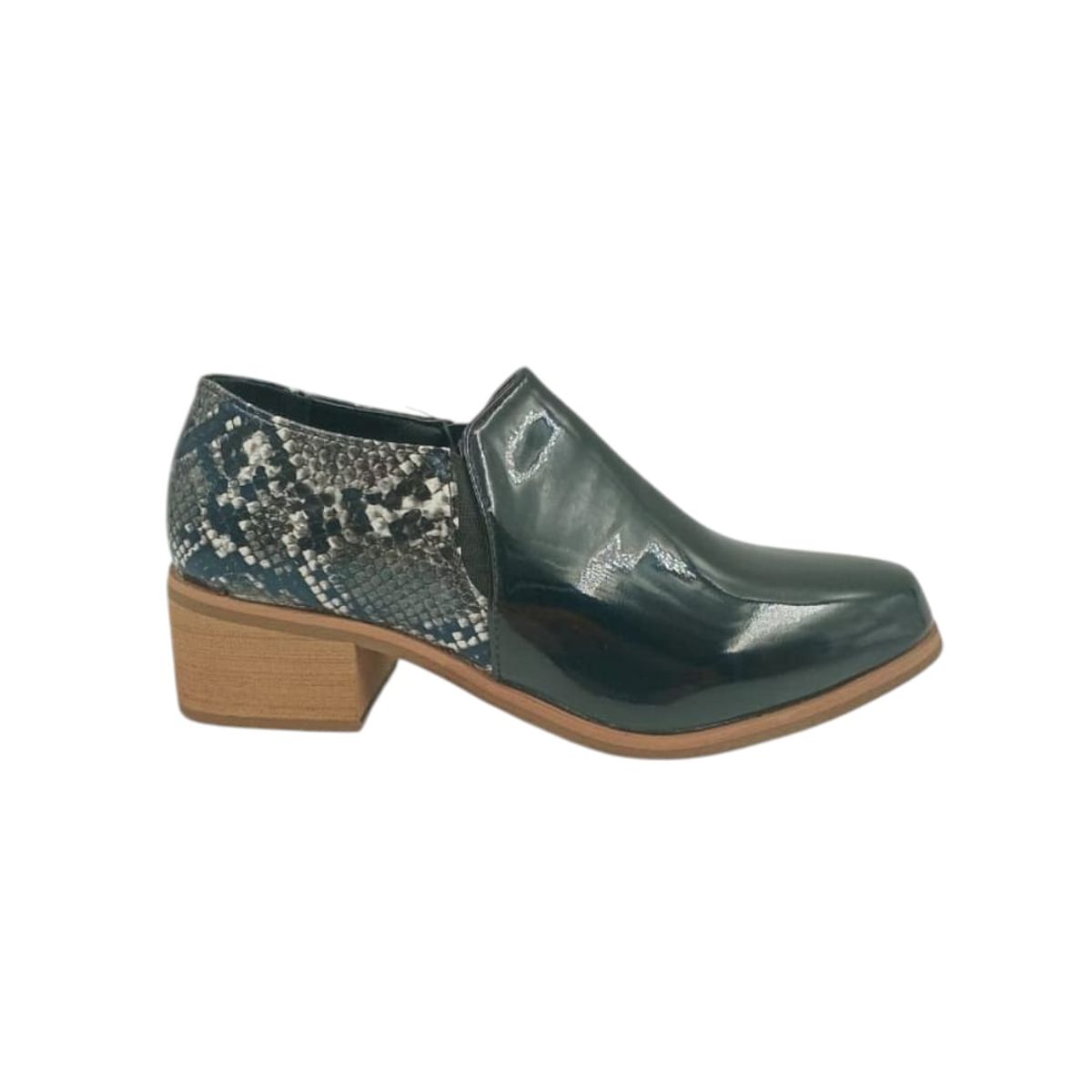 HERIEL - Zapato Negro Charol Mujer