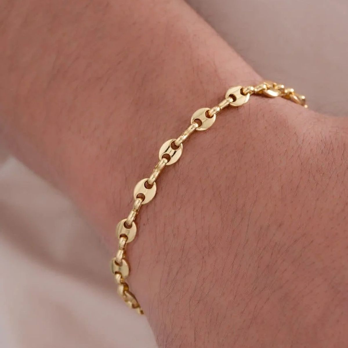 GENERICO - Pulsera En Oro lamiando 18k