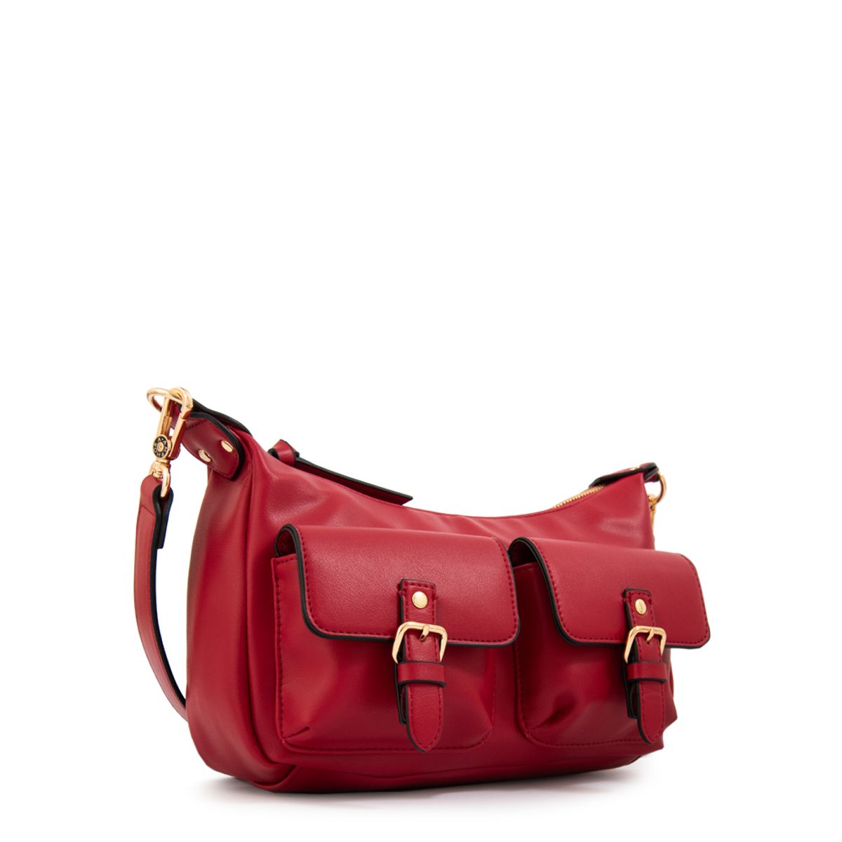AMPHORA - Cartera bandolera joely mediana rojo