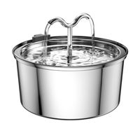 Bebedero Gato Automático Inox Llave Silenciosa 2 salidas