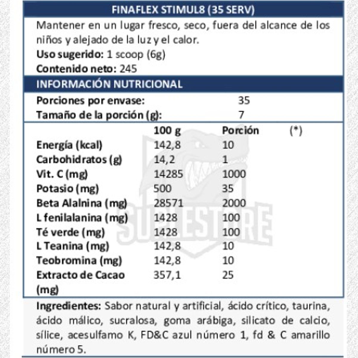FINAFLEX - Pre Entreno Stimul8 35 serv - Awesome Apple