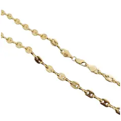 GENERICO - Cadena semi gruesa en Oro laminado 18k