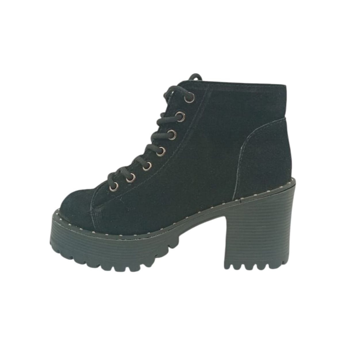 HERIEL - Botín Negro Taco Mujer