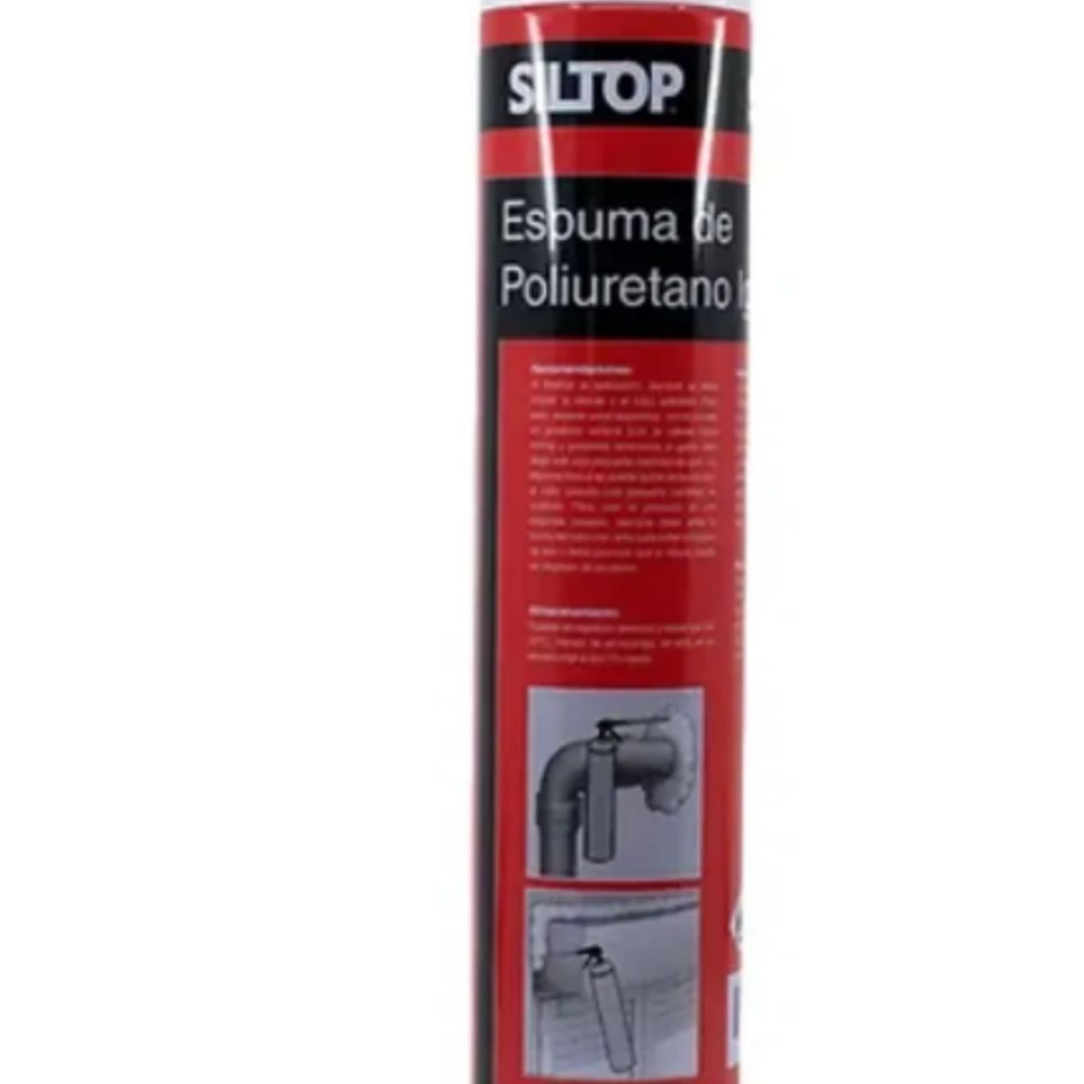 GENERICO - Espuma Expansiva Poliuretano 750 Ml. Ignifuga Resistente al Fuego Siltop