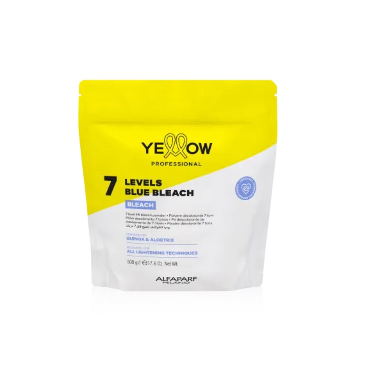 ALFAPARF MILANO - POLVO DECOLORANTE 7 TONOS YELLOW ALFAPARF 500 Gr.