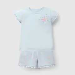 COLLOKY - Pijama Niña Celeste 58101