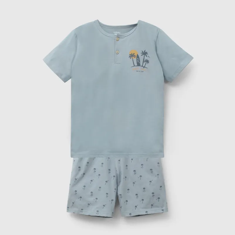 COLLOKY - Pijama Niño Celeste 58102 Colloky
