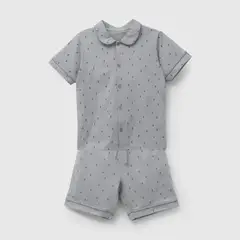 COLLOKY - Pijama para niño algodón Negro