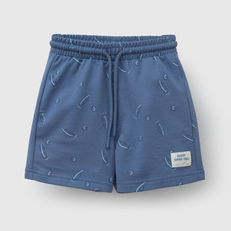 COLLOKY - Bermuda Bebé niño Azul 58110 Colloky