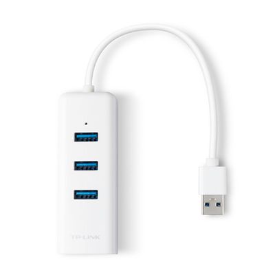 Imagen 2 del producto ADAPTADOR USB 3.0 A RJ45 (LAN) CON 3 PUERTOS USB HUB, TP-LINK UE330