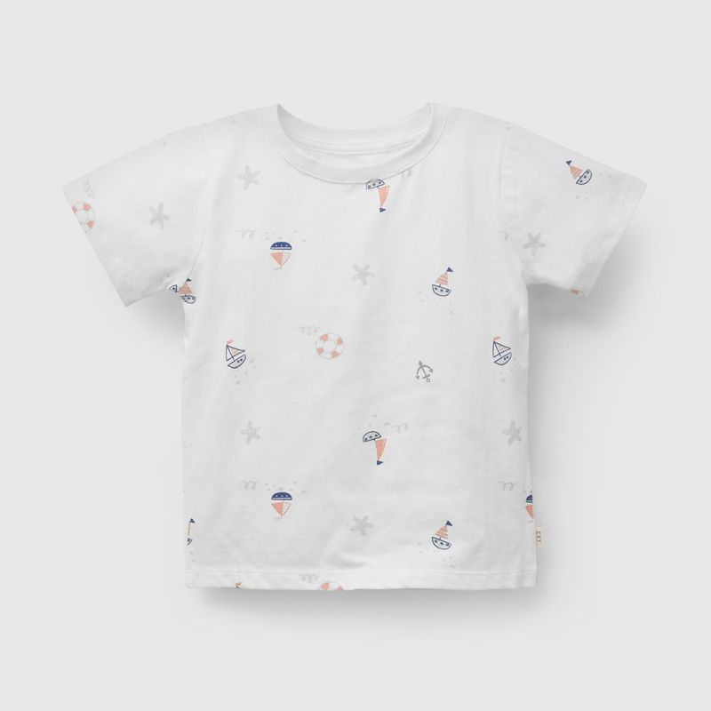 COLLOKY - Polera Bebé niño Blanco  58204 Colloky