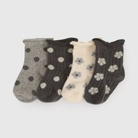 Calcetin Niña Negro 57751