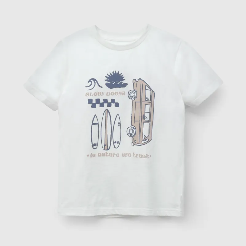 COLLOKY - Polera Niño Blanco  58206 Colloky