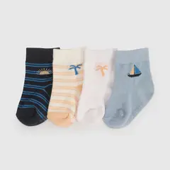 COLLOKY - Calcetin Niño Blanco 57816