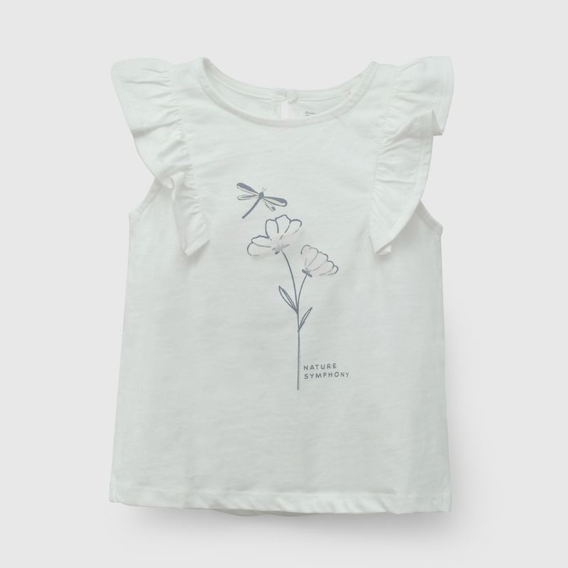 COLLOKY - Polera Bebé niña Blanco  58208 Colloky